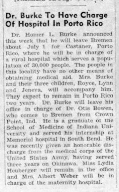 Doc Bowen comes to Bremen - 1946