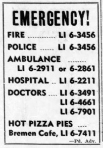 earliest mention of pizza - Enquirer_Thu__Aug_8__1957_