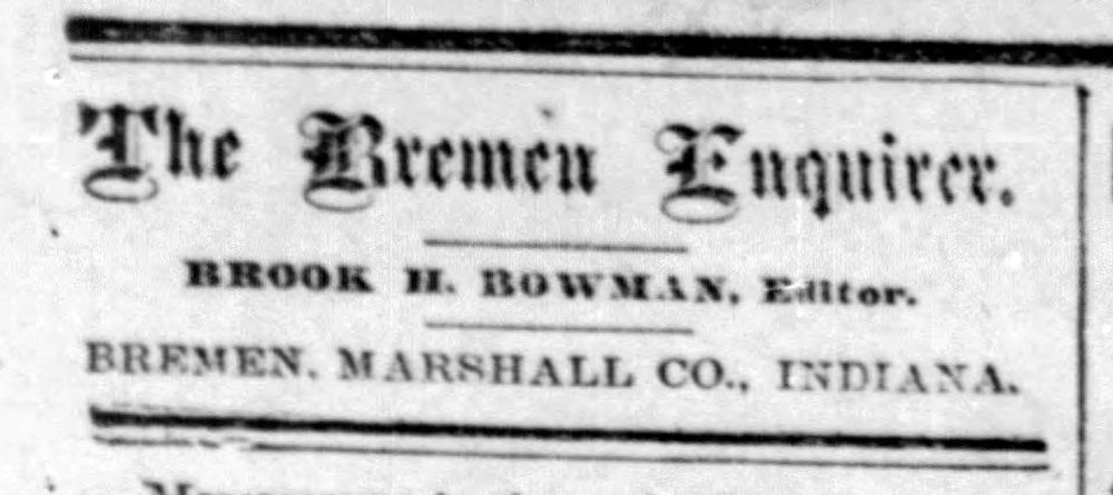 1885 - Enquirer publisher - Enquirer - 28 Nov 1885